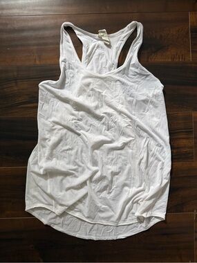 lululemon athletica White Racerback Tank Top